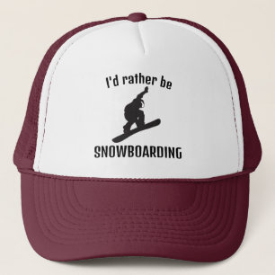 Camionero Gorra de diseño de deportes de nieve Snowboard