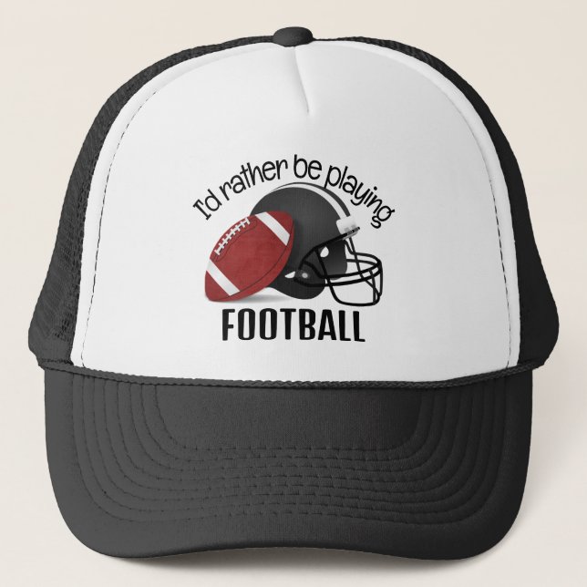 Camionero Gorra de diseño de fútbol (Anverso)