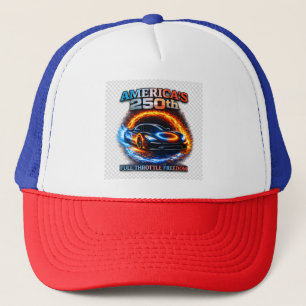 Camionero Gorra de diseño de muscle car patriótico del 250 a
