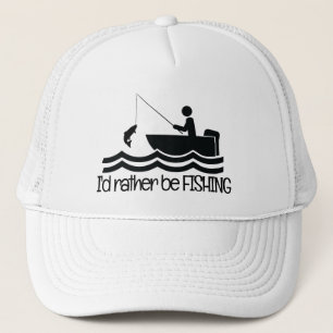 Camionero Gorra de diseño de pesca