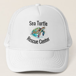 Camionero Gorra de diseño de tortugas marinas