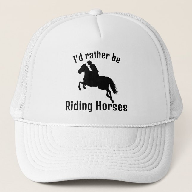 Camionero Gorra de diseño ecuestre (Anverso)