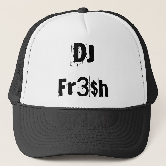 Camionero Gorra de DJ Fr3$h (Anverso)