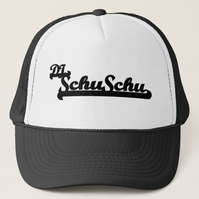 Camionero Gorra de DJ Schu Schu - negro (Anverso)