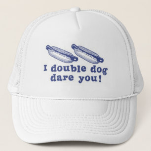 Camionero Gorra de doble porción de perro
