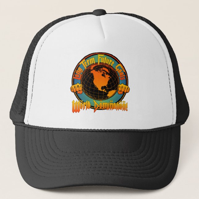 Camionero Gorra de Dominación Mundial (Anverso)
