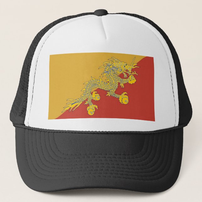 Camionero Gorra de dragón amarillo (Anverso)