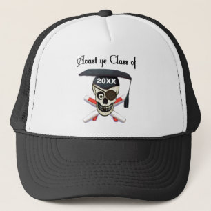 Camionero Gorra de encargo del año del pirata de la