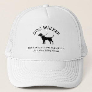 Camionero Gorra de encargo del caminante del perro - perro