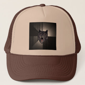 Camionero Gorra de encargo del lobo de la locura