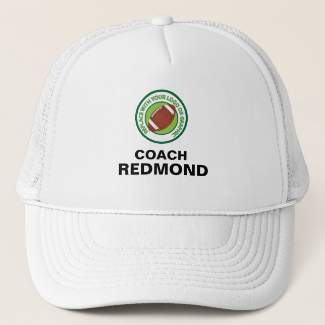 Camionero Gorra de Entrenador Con Tu Logo (Anverso)