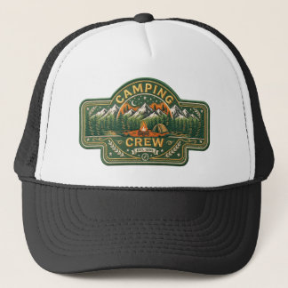 Camionero Gorra de equipo de camping