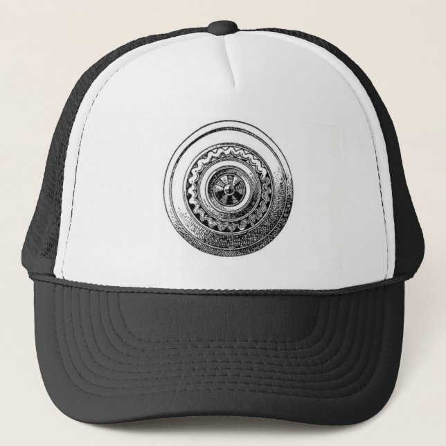Camionero Gorra de escudos medievales (Anverso)
