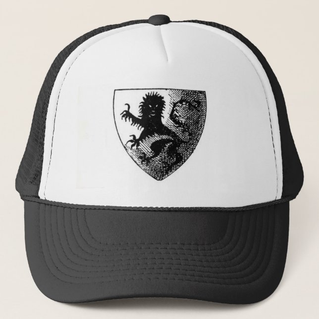 Camionero Gorra de escudos medievales (Anverso)