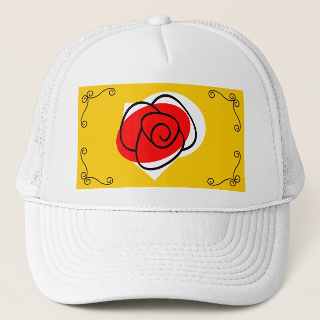 Camionero Gorra de Esquinas de Rosa de España (Anverso)