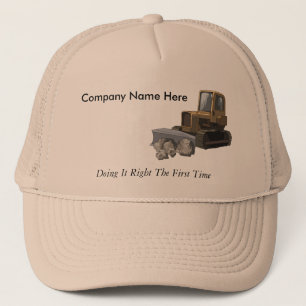 Camionero Gorra de excavación del lema de la compañía