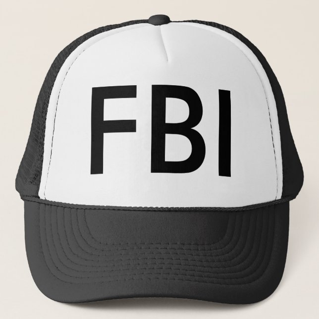 Camionero Gorra de FBI (Anverso)