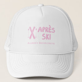 Camionero Gorra de fiesta de soltera Pink Apres Ski