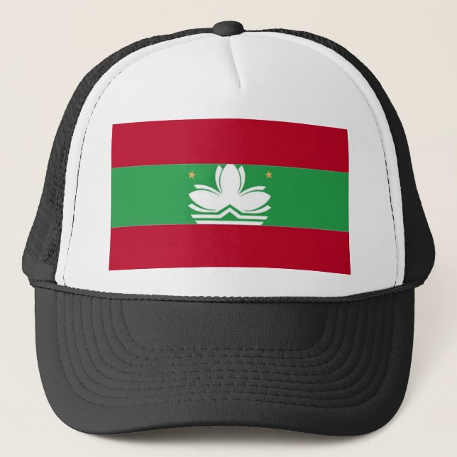 Camionero Gorra de flor blanca (Anverso)