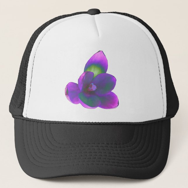 Camionero Gorra de flor de crocus de belleza mística (Anverso)