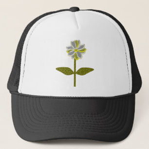 Camionero Gorra de flores de margarita brillante
