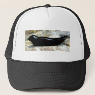 Camionero gorra de foca del puerto negro