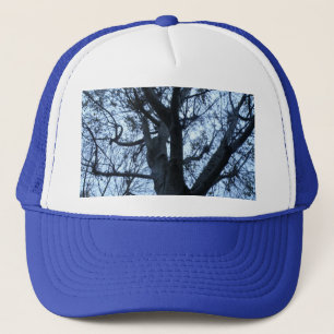 Camionero Gorra de fotografías de silueta de árbol