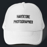 Camionero Gorra de fotógrafos personalizados<br><div class="desc">Un gorra para el fotógrafo de hardcore. ¡Que sepan de dónde vienen!</div>