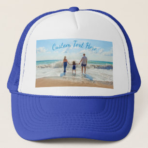 Camionero Gorra de fotos personalizado con nombre de texto P