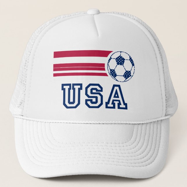 Camionero Gorra de Fútbol de EE. UU. (Anverso)