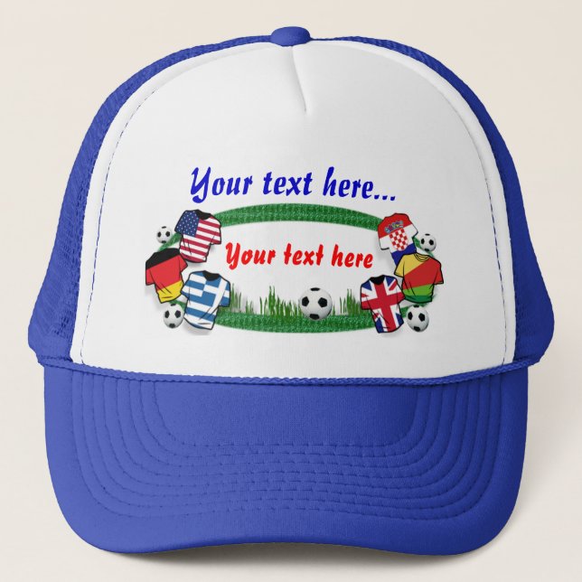 Camionero Gorra de fútbol ~ Fútbol (Anverso)