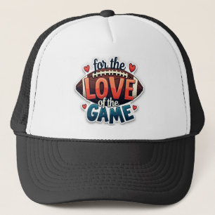 Camionero Gorra de fútbol por amor al juego
