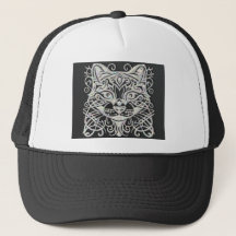 Gorra de gato negro