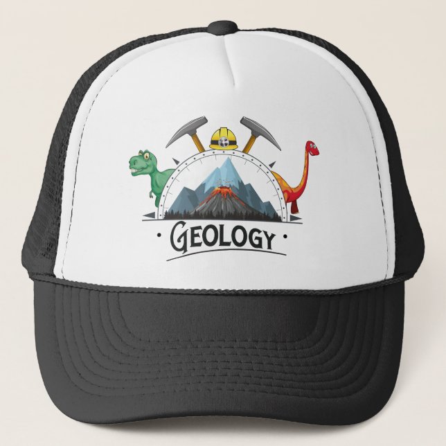 Camionero gorra de geología (Anverso)