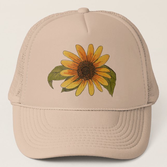 Camionero Gorra de girasol (Anverso)