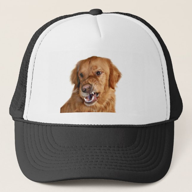 Camionero Gorra de Golden Retriever (Anverso)