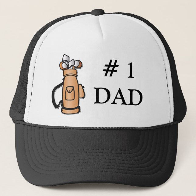 Camionero gorra de golf #1 Dad (Anverso)