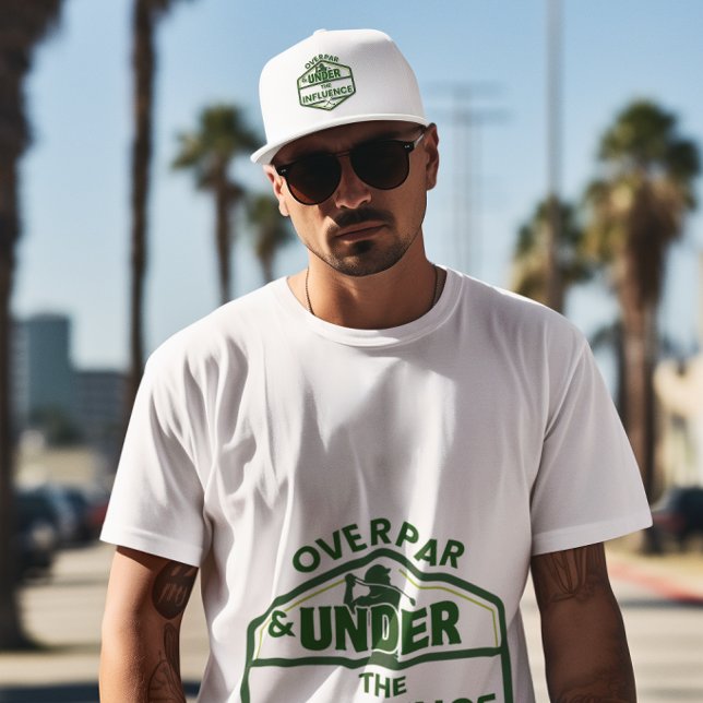 Camionero Gorra de golf Más Par y Menos Influence (Swinging with questionable accuracy but undeniable vibes. 🏌️‍♂️🍹)