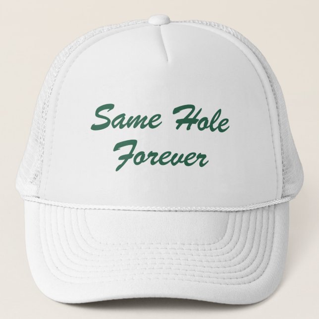 Camionero Gorra de Golf para Despedida de Soltero Misma Hoyo (Anverso)