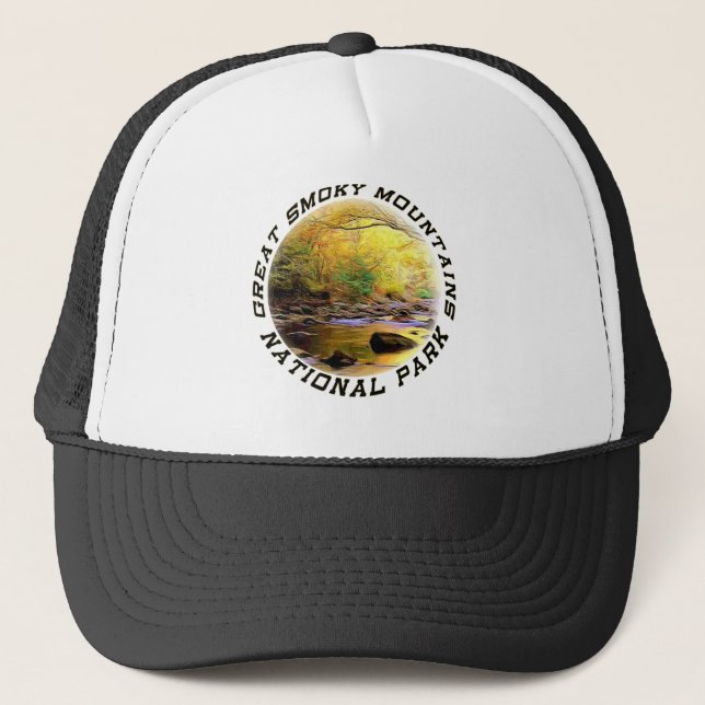 Camionero Gorra de Great Smoky Mountains NP (Anverso)