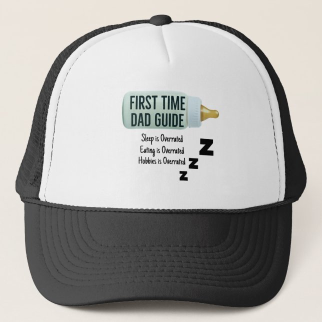 Camionero Gorra de guía por primera vez para papá (Anverso)