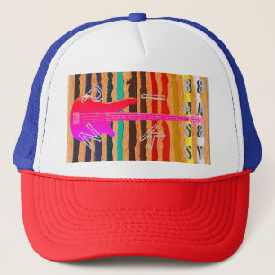 Camionero Gorra de guitarra para bebe rosa
