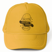 Gorra de Hamburguesa Aplastada