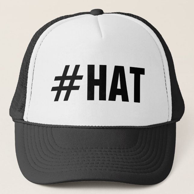 Camionero Gorra de Hashtag (Anverso)