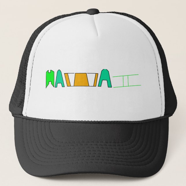 Camionero gorra de Hawaii (Anverso)