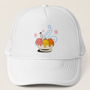 Camionero Gorra de Helado Cute