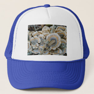Camionero Gorra de hongos de la plataforma azul