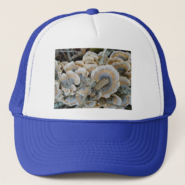 Camionero Gorra de hongos de la plataforma azul (Anverso)