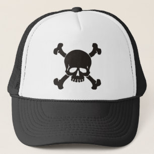 Camionero Gorra de huesos cruzados