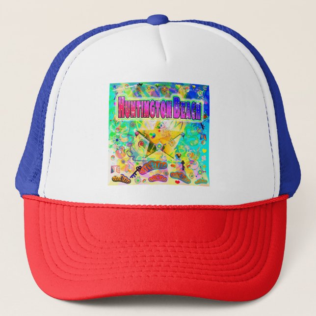 Camionero Gorra de Huntington Beach Epoch Hour (Anverso)